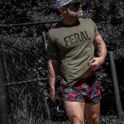 Feral Distressed Men's T-Shirt