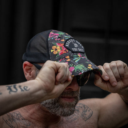 Nobody Owes You Shit Arched Patch Tactical Ripstop Mesh Snapback Hat