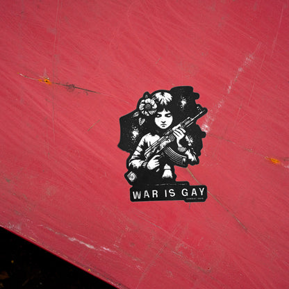 War Is Gay Decal