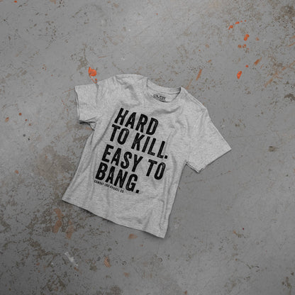Hard To Kill. Easy To Bang. Women's Crop T-Shirt