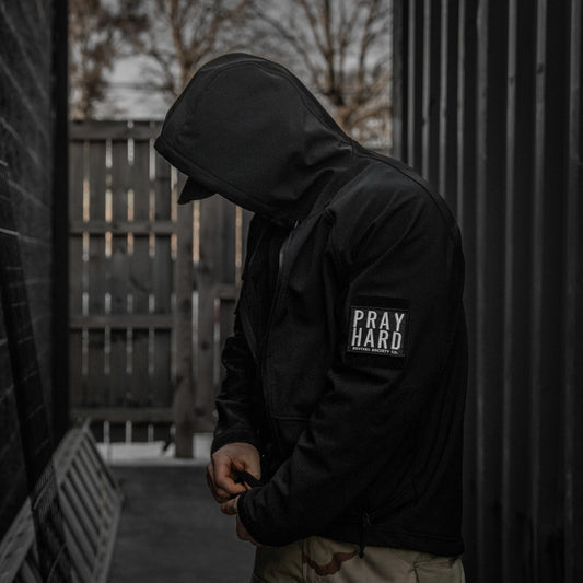 Pray Hard Velcro Patch