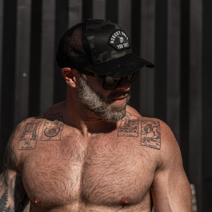 Nobody Owes You Shit Arched Skull Patch Snapback