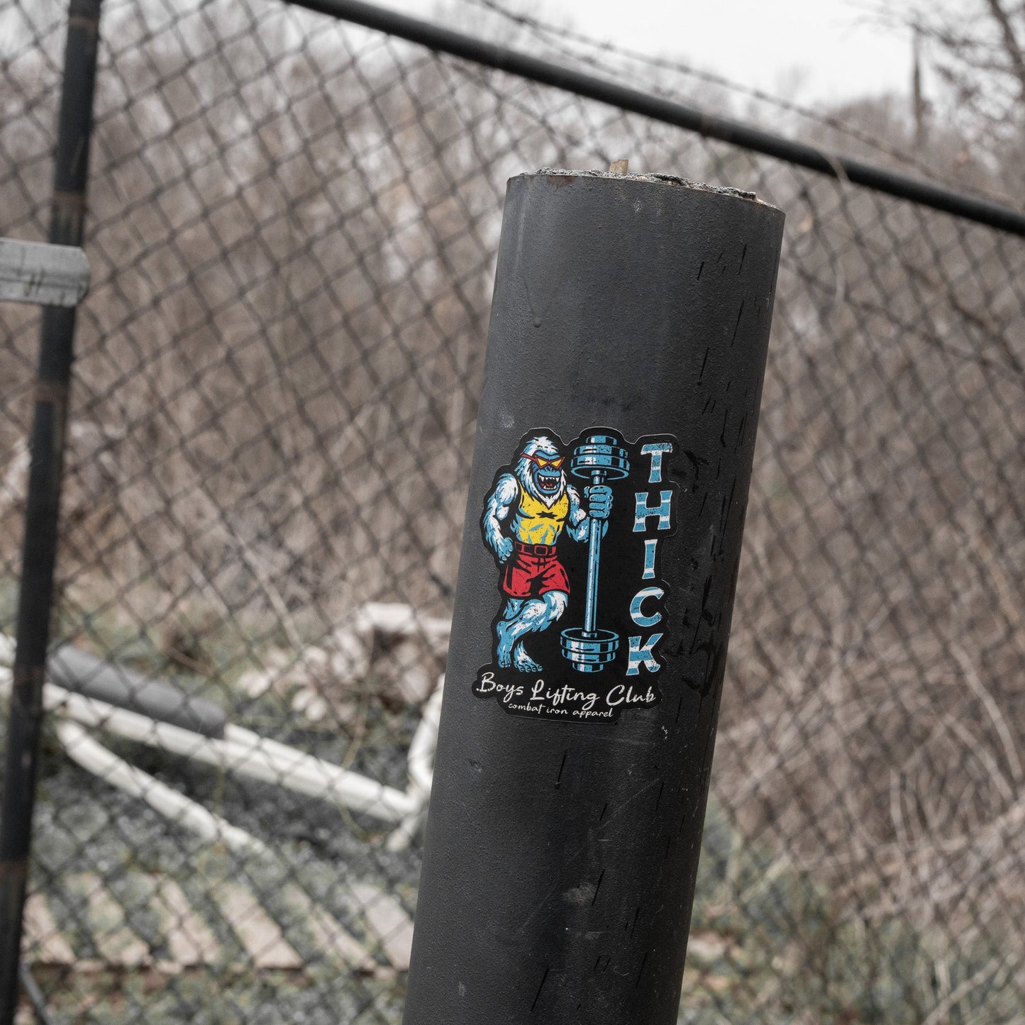 Thick Boys Lifting Club Yeti Decal