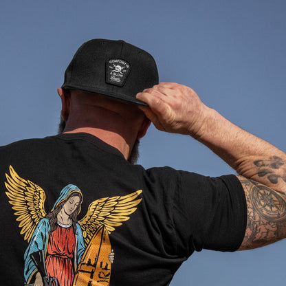 Comfort Is A Slow Death Patch Flatbill Snapback Hat
