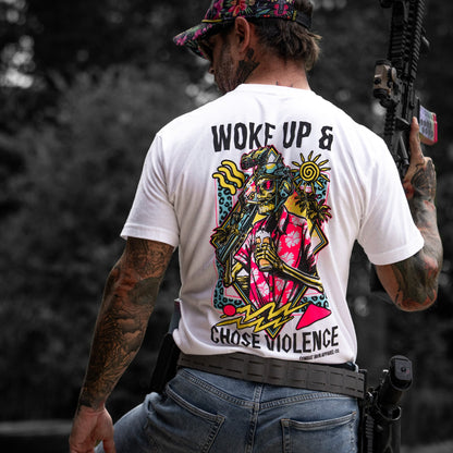 Woke Up & Chose Violence Men's T-Shirt