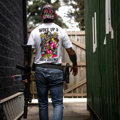 Woke Up & Chose Violence Men's T-Shirt