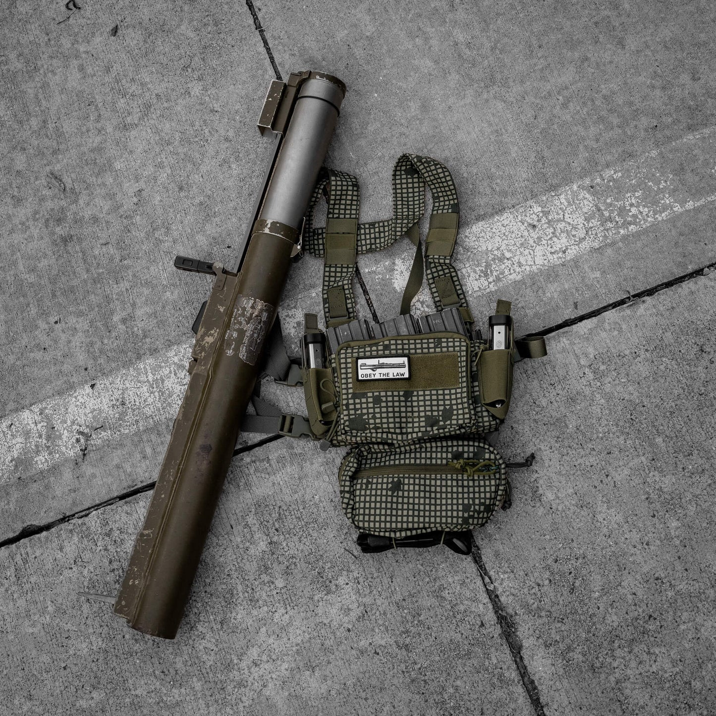Obey The Law AT4 Velcro Patch