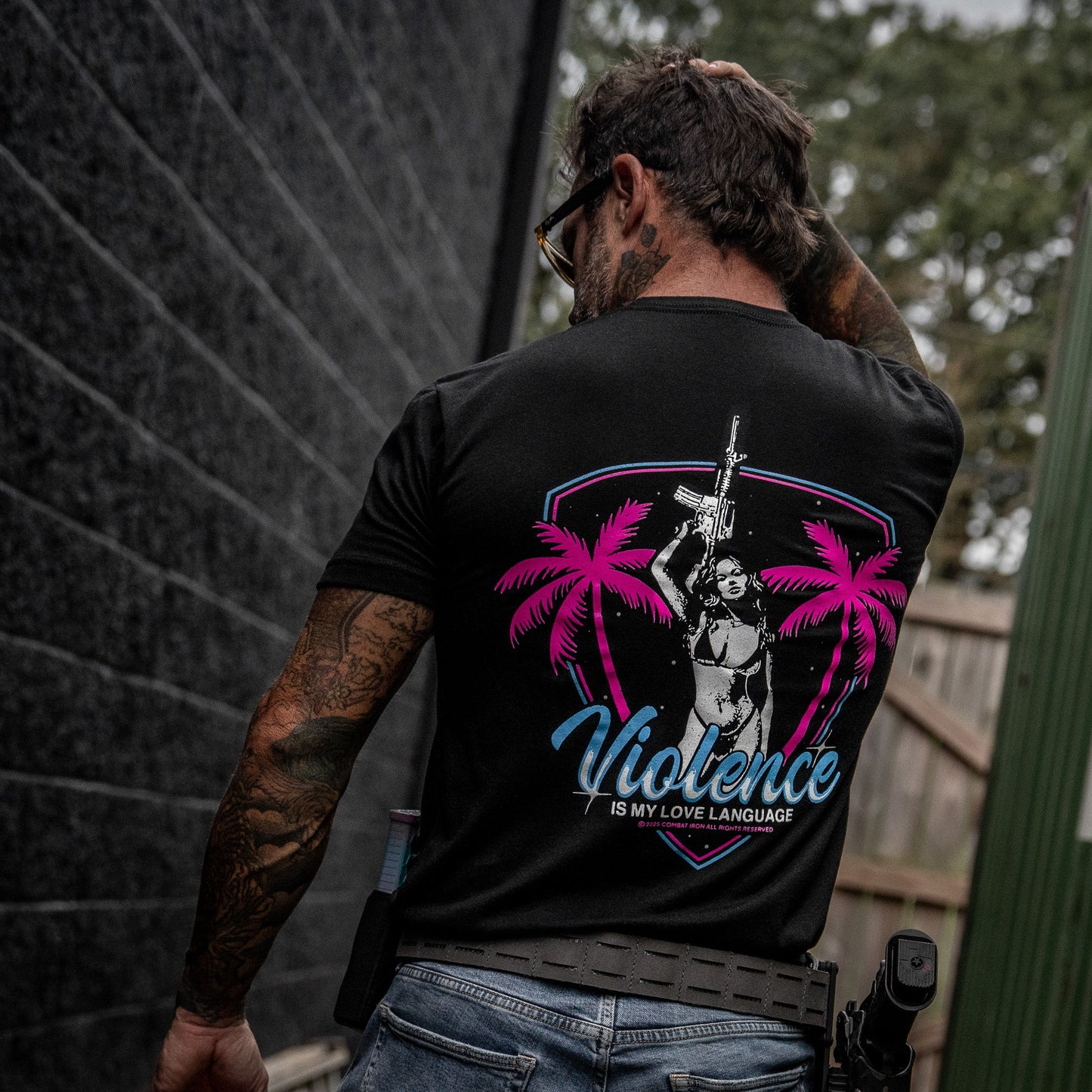 Violence Is My Love Language Men's T-Shirt