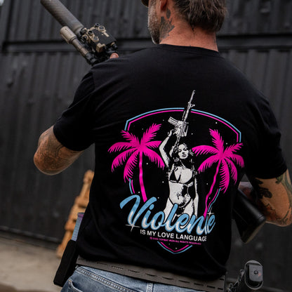 Violence Is My Love Language Men's T-Shirt