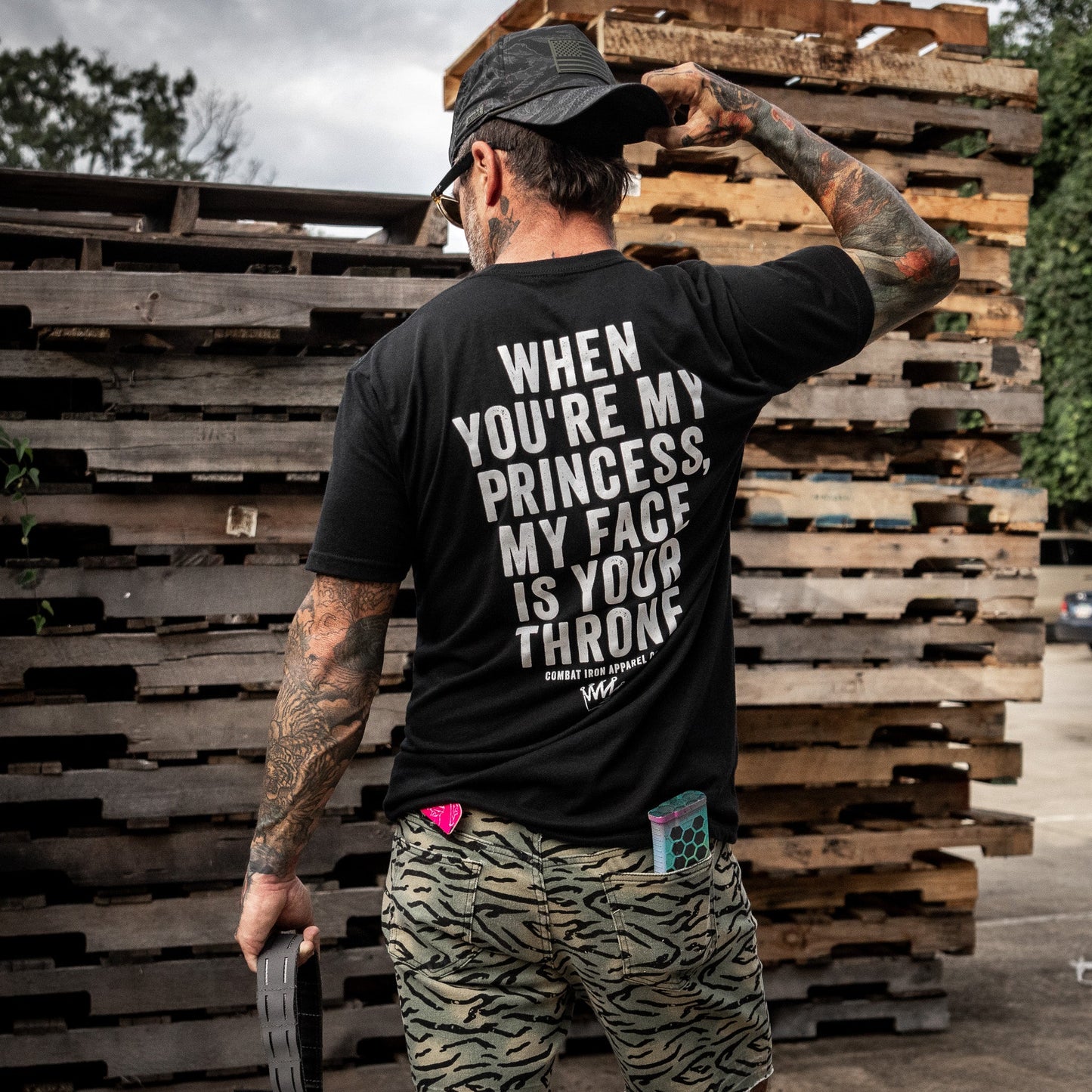 When You're My Princess, My Face Is Your Throne Men's T-Shirt