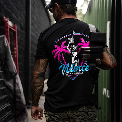 Violence Is My Love Language Men's T-Shirt