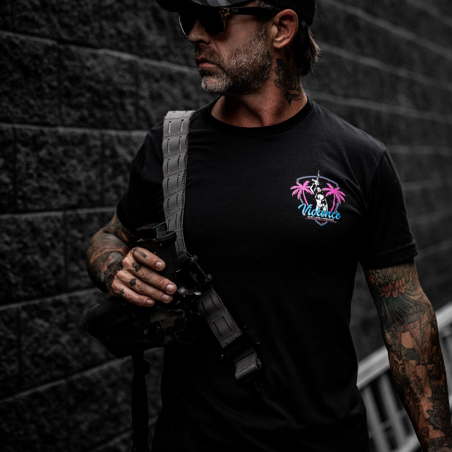 Violence Is My Love Language Men's T-Shirt