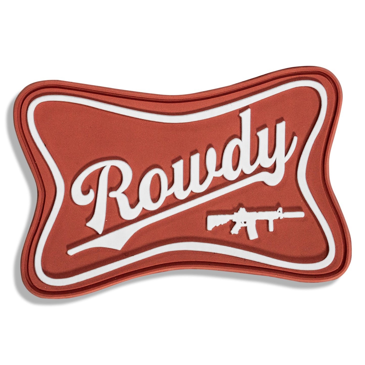 Rowdy Beer Logo PVC Patch