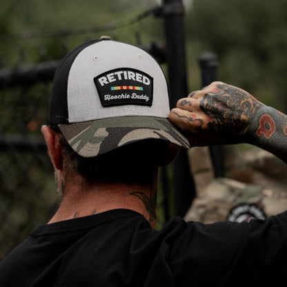 Retired Hoochie Daddy Veteran Patch Snapback Hat