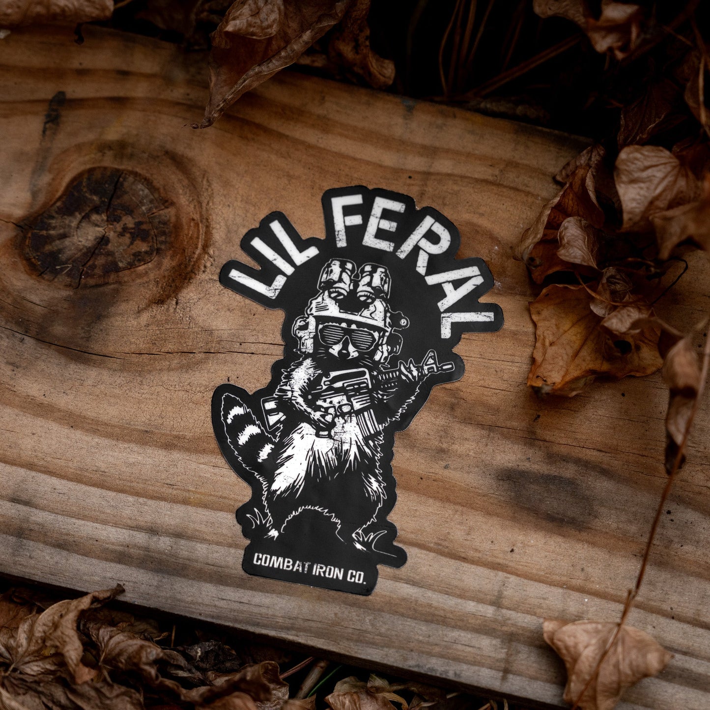 Lil Feral Racoon Decal