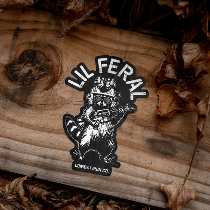 Lil Feral Racoon Decal