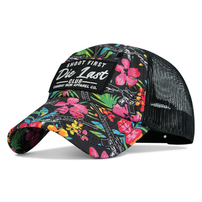 Shoot First. Die Last. Club Patch Ripstop Snapback