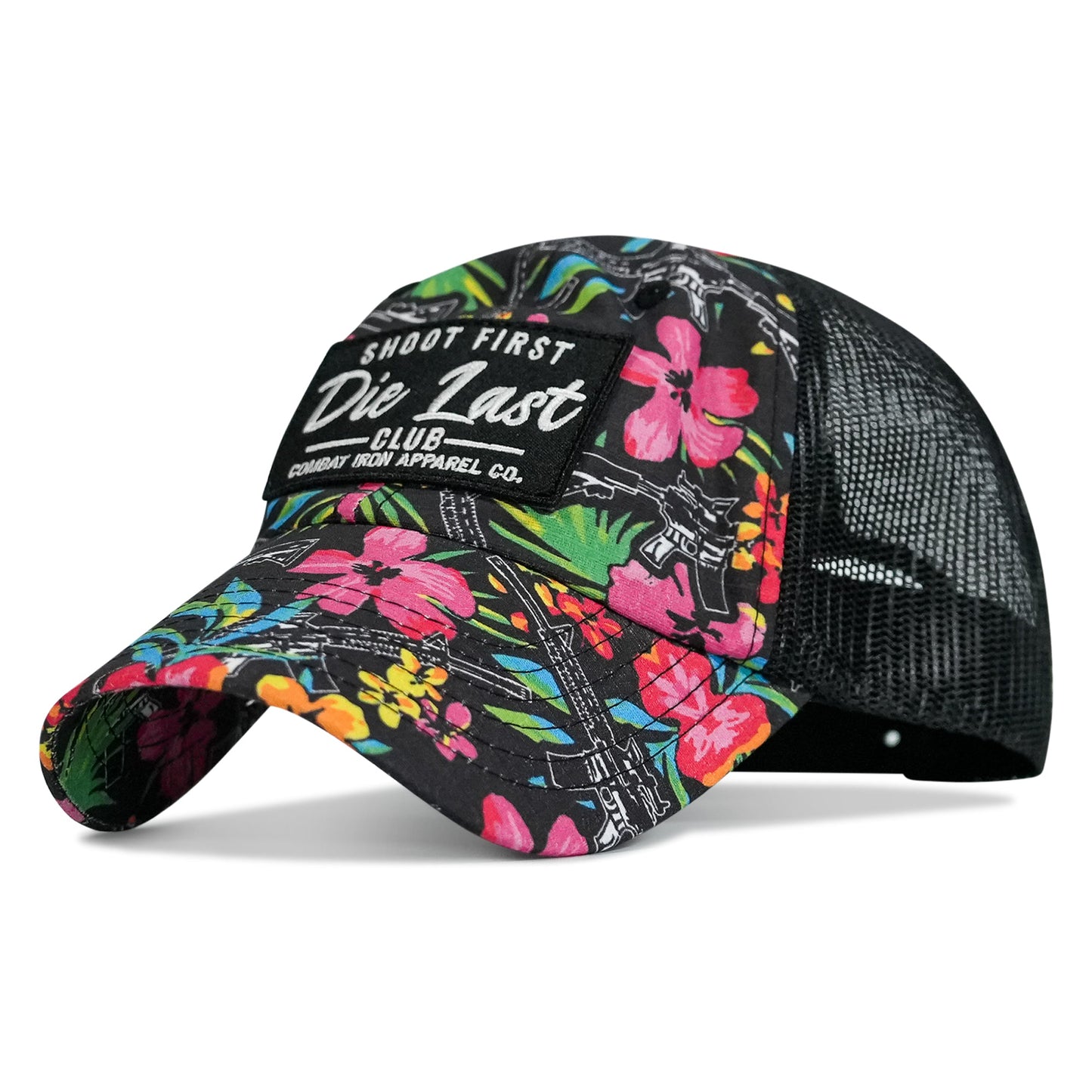 Shoot First. Die Last. Club Patch Ripstop Snapback