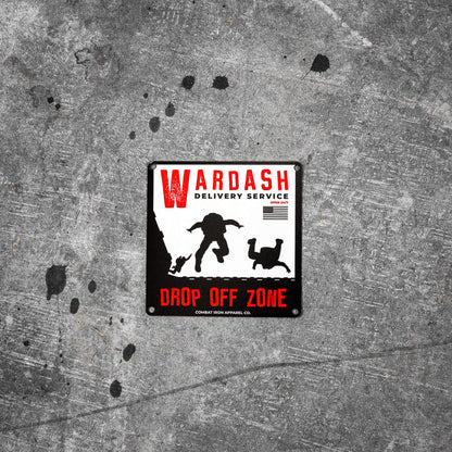 Wardash Delivery Wall Mounting Metal Sign