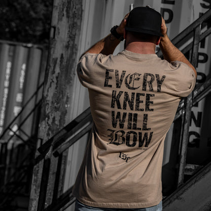 Every Knee Will Bow Men's Heavyweight T-Shirt