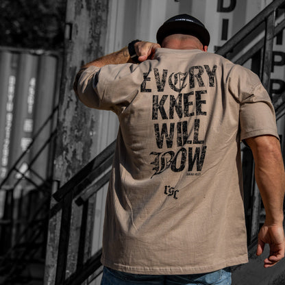 Every Knee Will Bow Men's Heavyweight T-Shirt