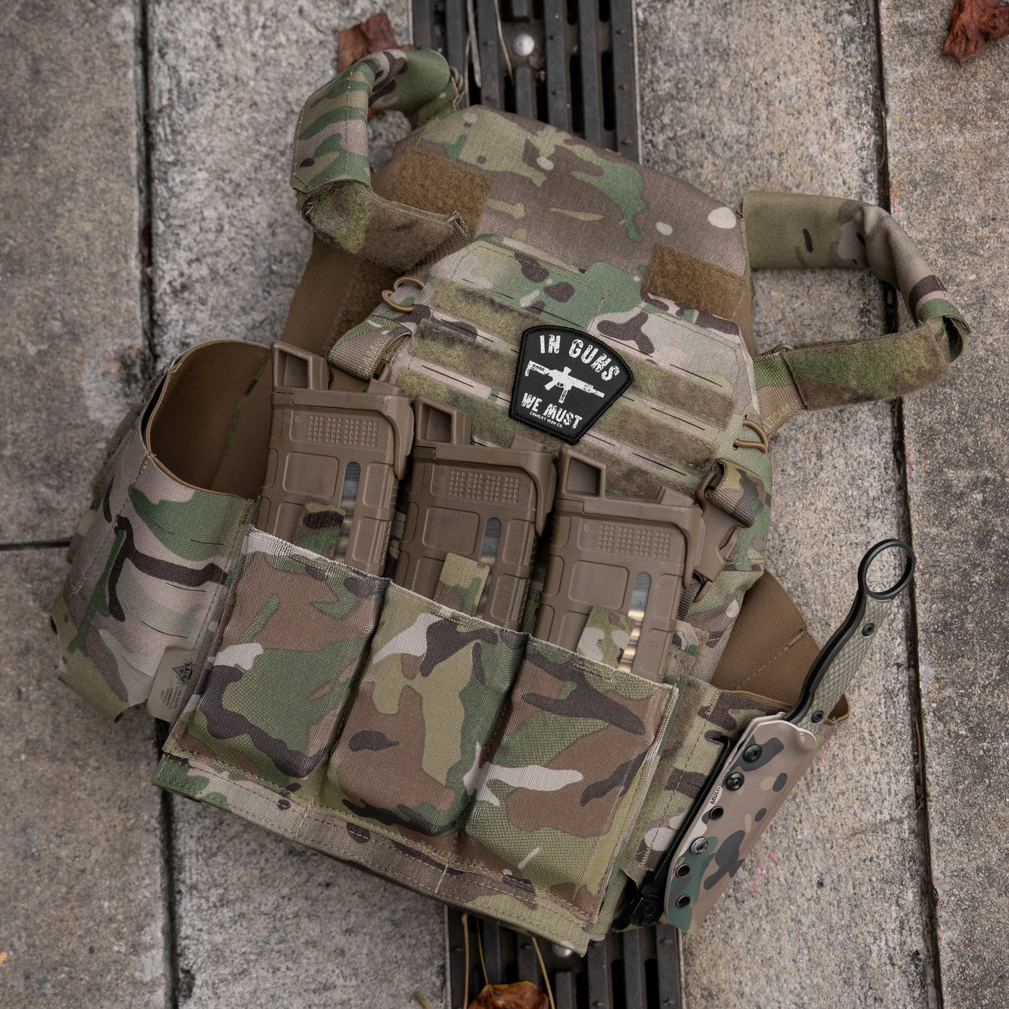 In Guns We Must Velcro Patch