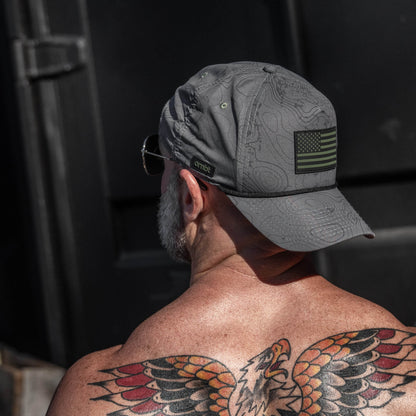 USA PVC Flag Waterproof Weekender Snapback