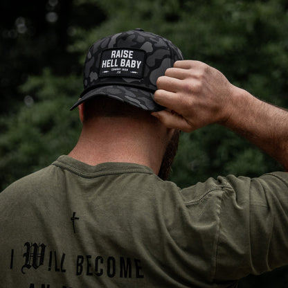 Raise Hell Baby Patch 5 Pannel Snapback