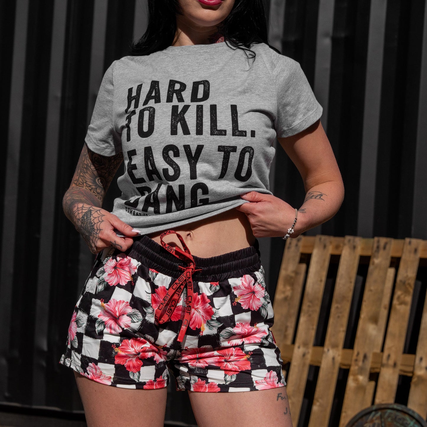 Hard To Kill. Easy To Bang. Women's Crop T-Shirt