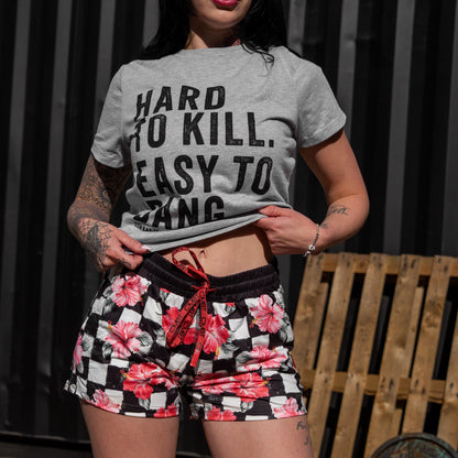 Hard To Kill. Easy To Bang. Women's Crop T-Shirt