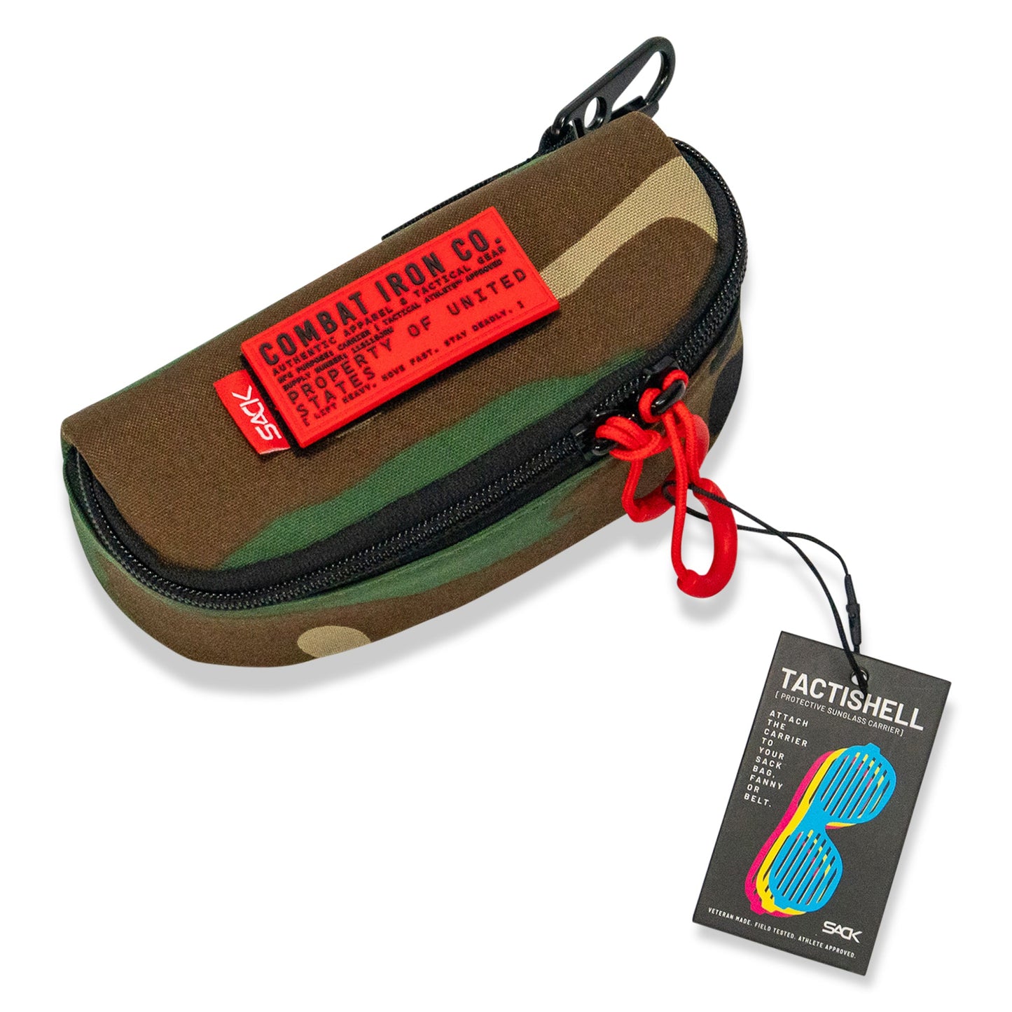 Tactical Molle Sunglasses Carrier + pvc patch