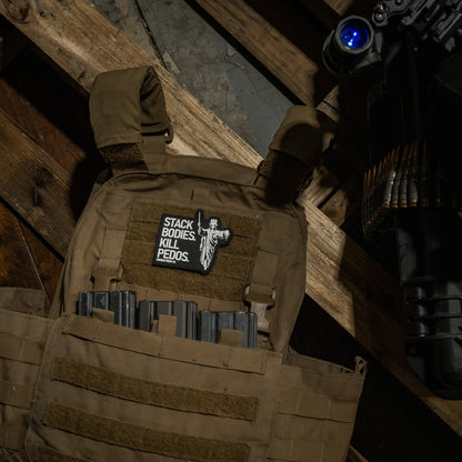 Stack Bodies. Kill Pedos Grim Reaper PVC Patch
