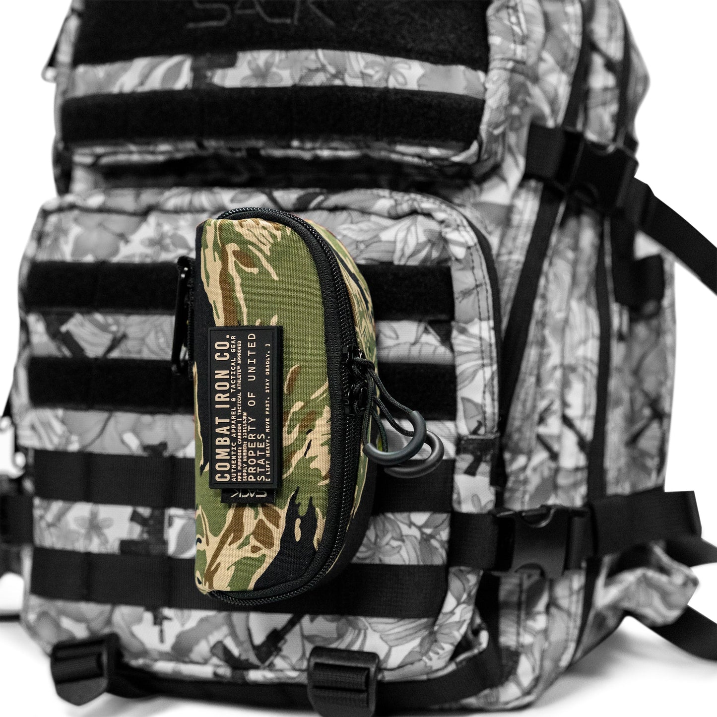 Tactical Molle Sunglasses Carrier + pvc patch
