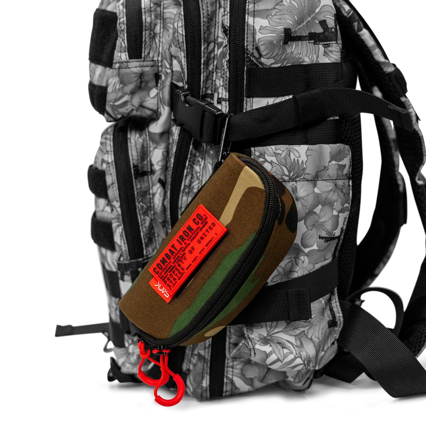 Tactical Molle Sunglasses Carrier + pvc patch