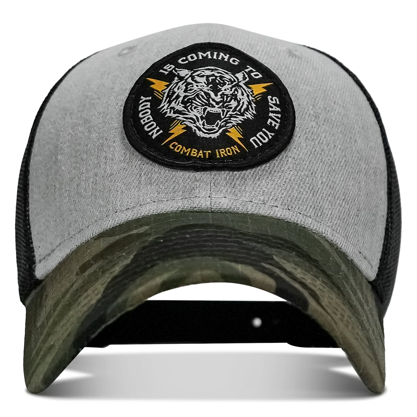 Nobody Is Coming To Save You Patch Original Ripstop Snapback Hat