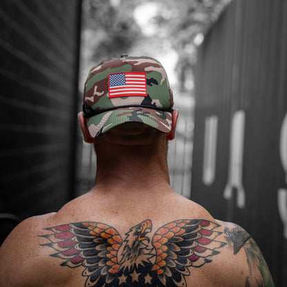 USA PVC Flag Waterproof Weekender Snapback