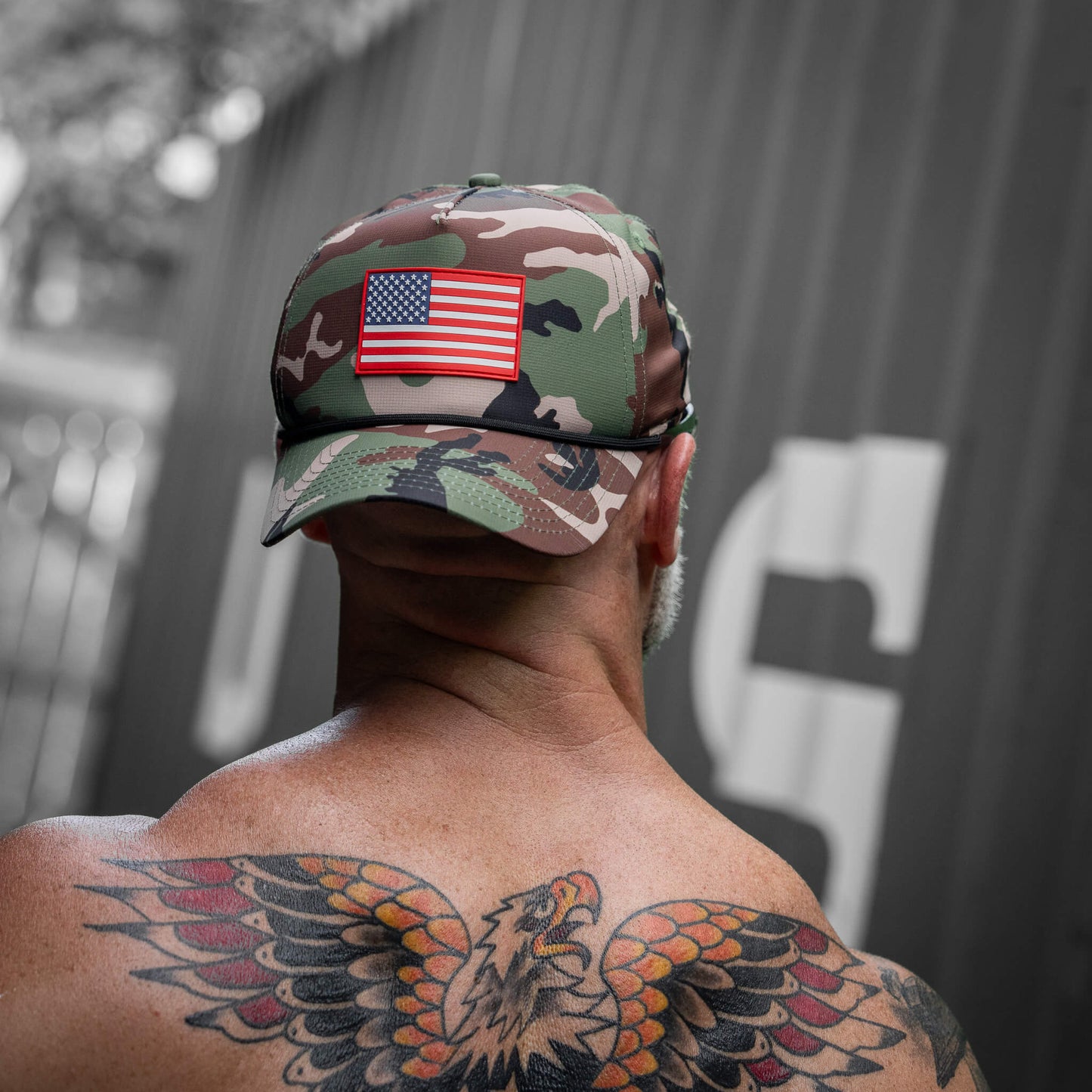 USA PVC Flag Waterproof Weekender Snapback