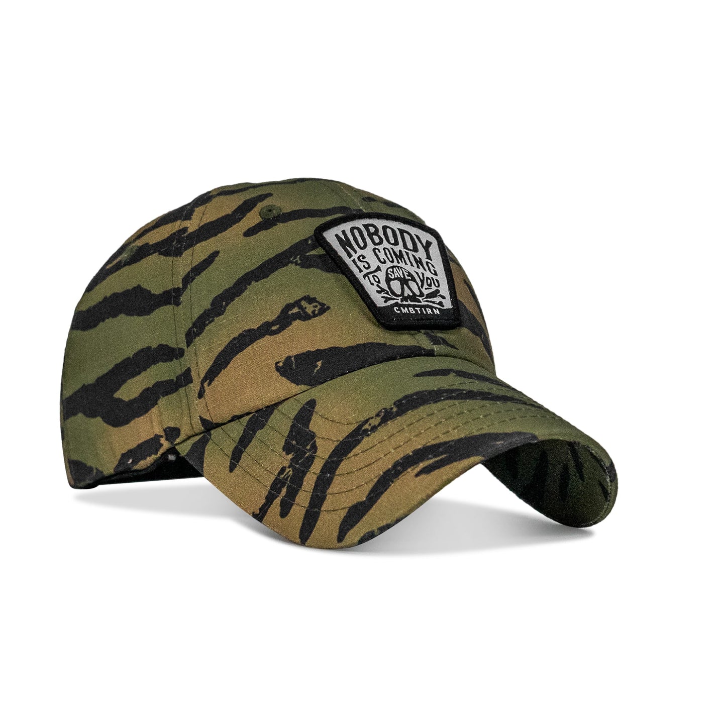 Nobody Is Coming To Save You Skull Patch RipStop Low Pro Operator Hat