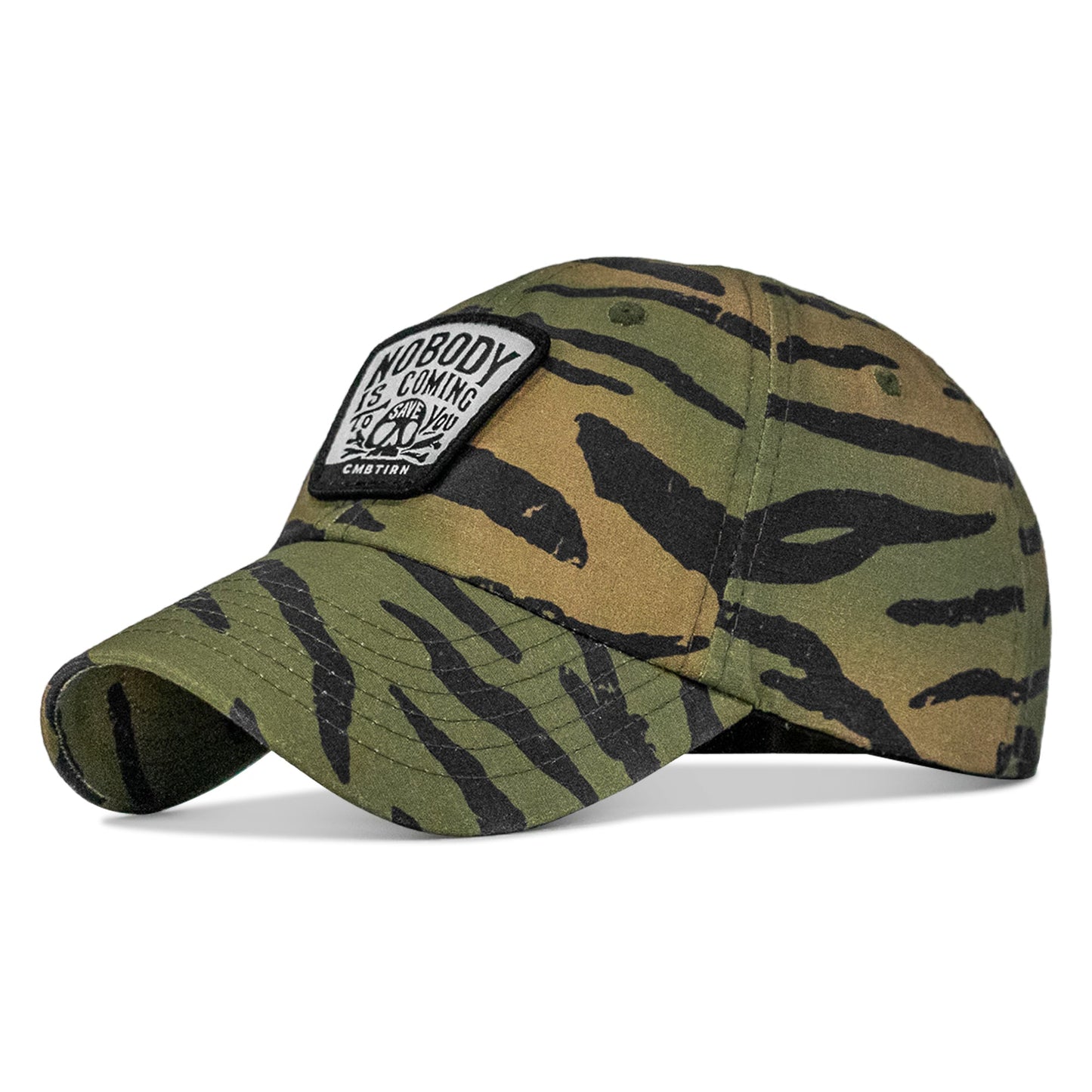 Nobody Is Coming To Save You Skull Patch RipStop Low Pro Operator Hat