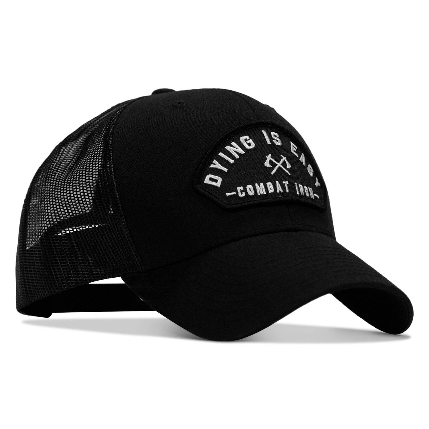 Dying Is Easy Arched Patch Snapback Hat