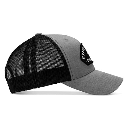 Dying Is Easy Arched Patch Snapback Hat