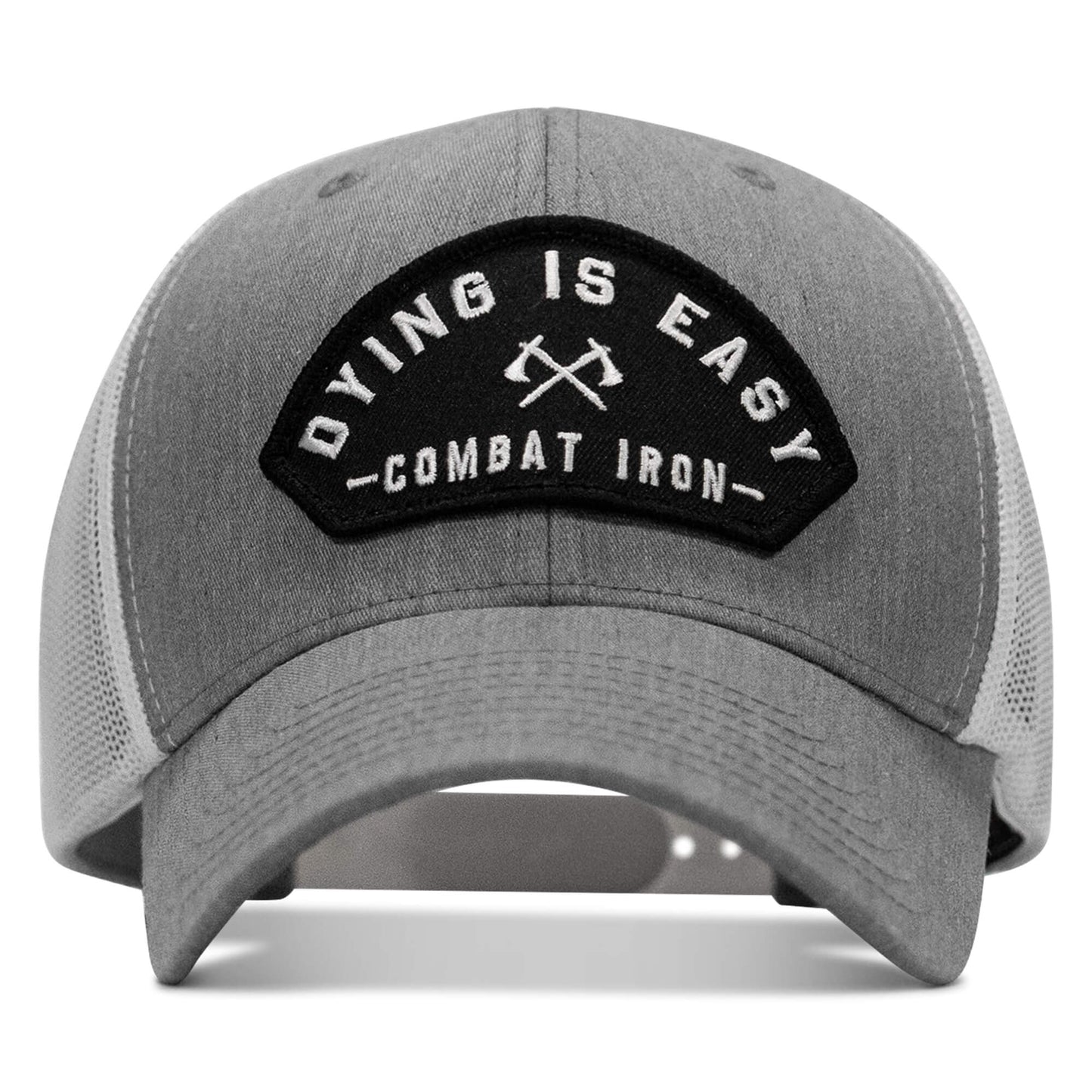 Dying Is Easy Arched Patch Snapback Hat