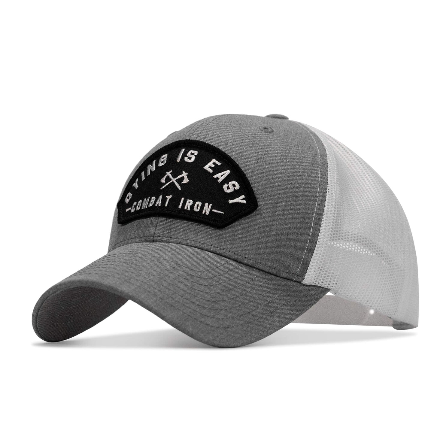 Dying Is Easy Arched Patch Snapback Hat