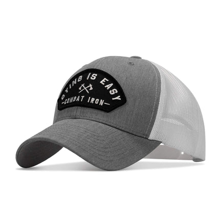 Dying Is Easy Arched Patch Snapback Hat