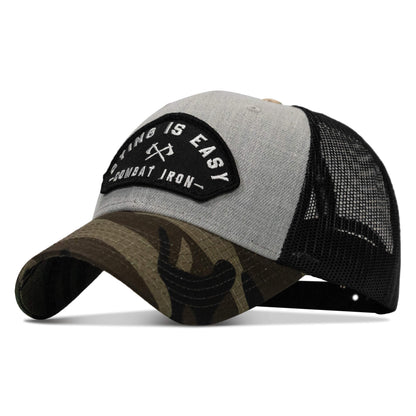 Dying Is Easy Arched Patch Snapback Hat