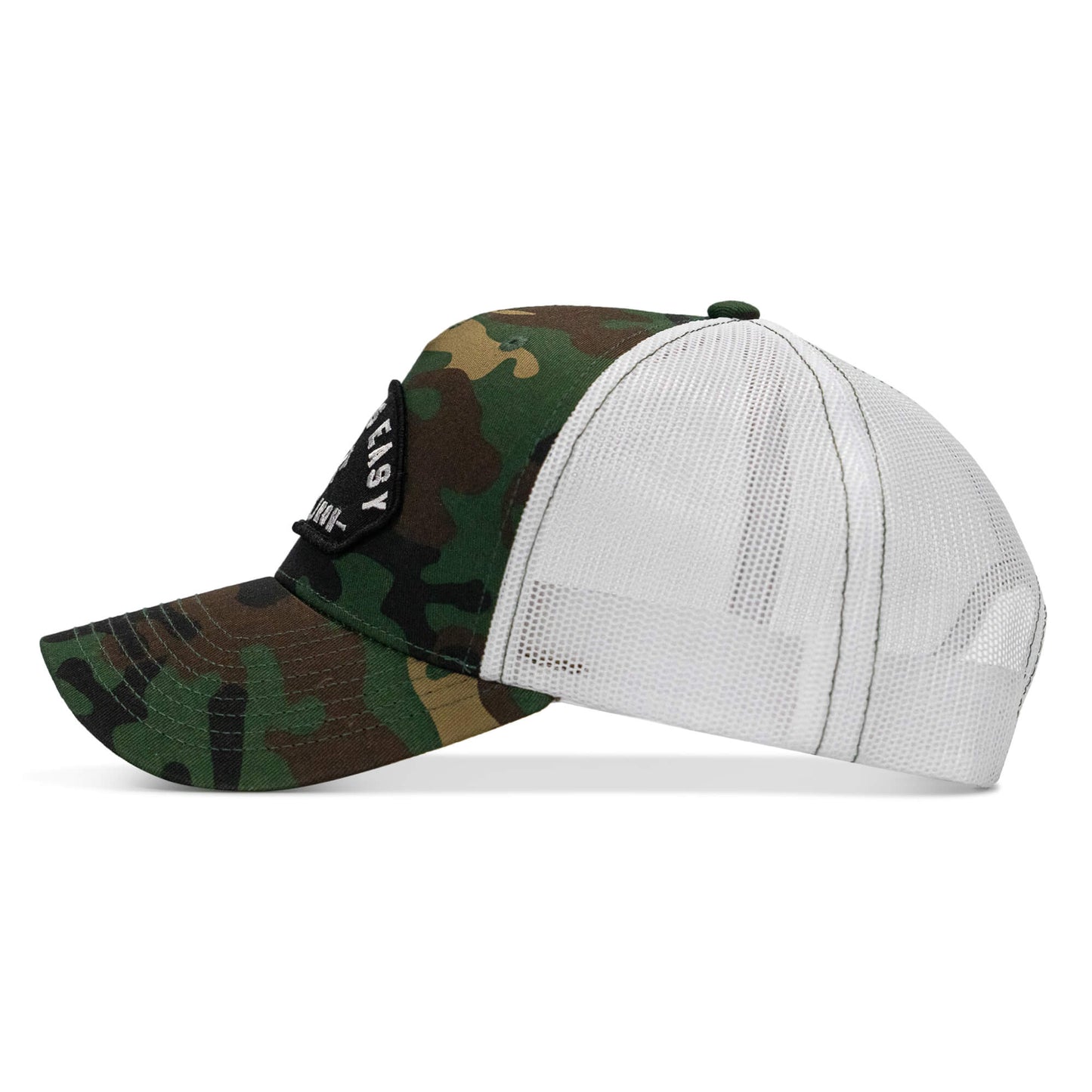 Dying Is Easy Arched Patch Snapback Hat