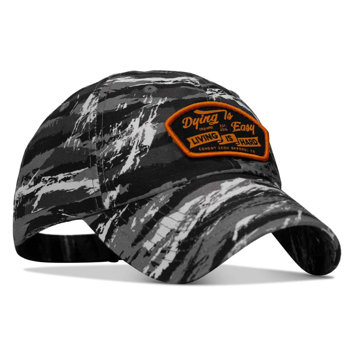 Dying Is Easy, Living Is Hard Patch Tactical Ripstop Mesh Snapback Hat
