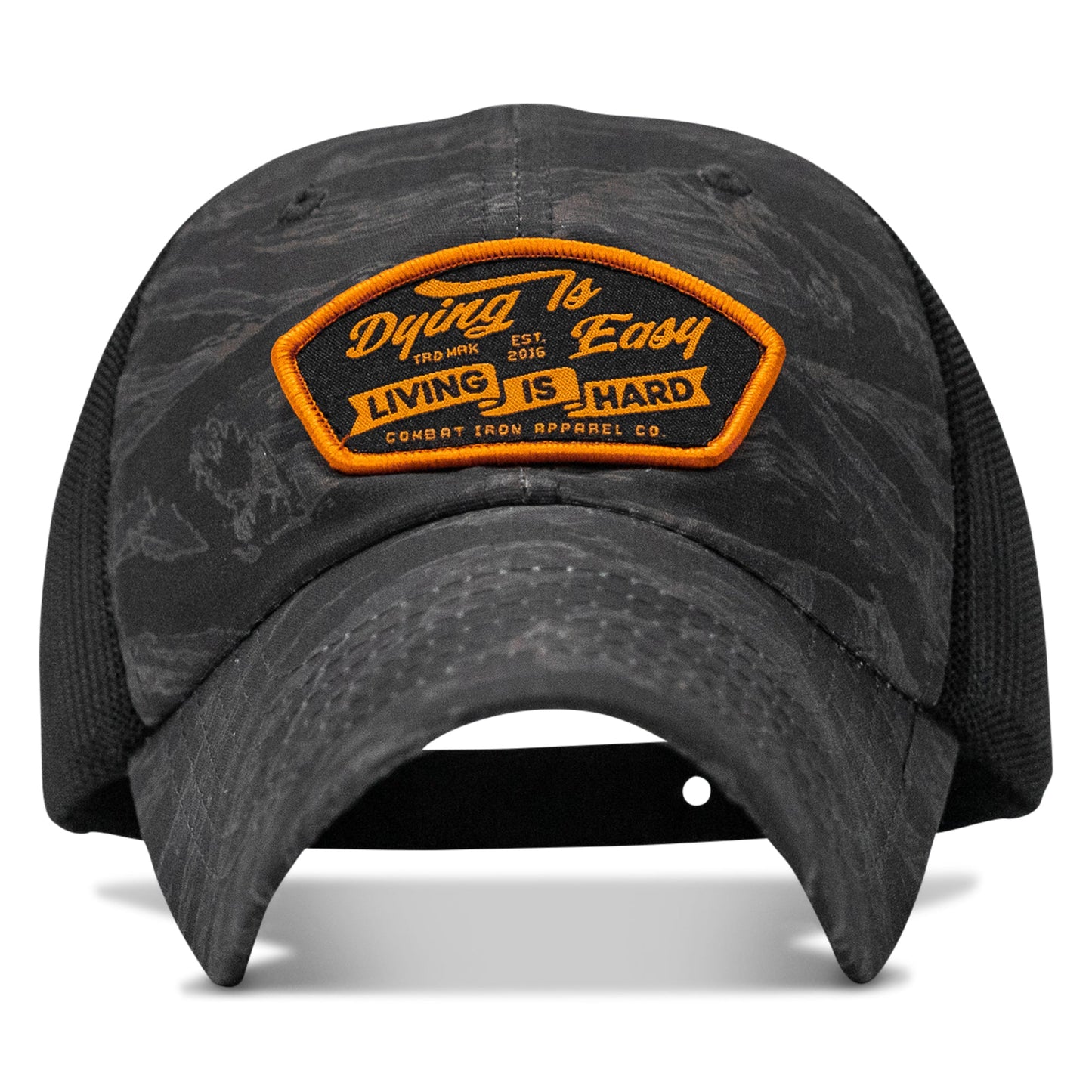 Dying Is Easy, Living Is Hard Patch Tactical Ripstop Mesh Snapback Hat