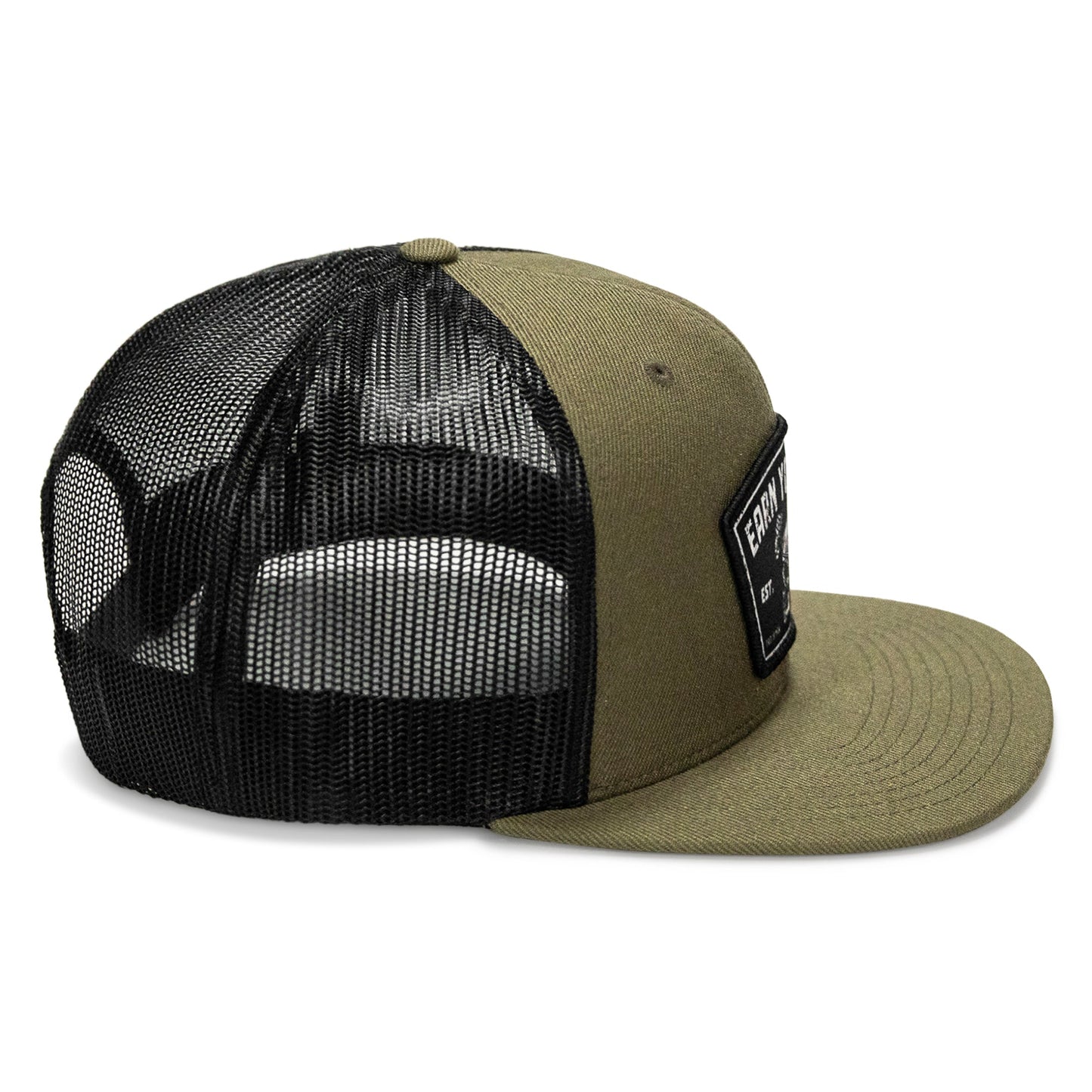 Earn Your Rest Flatbill SnapBack Hat