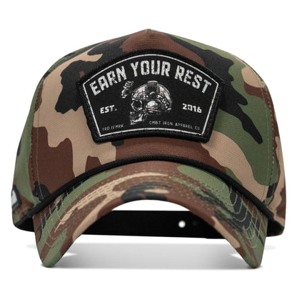 Earn Your Rest Patch Weekender Snapback
